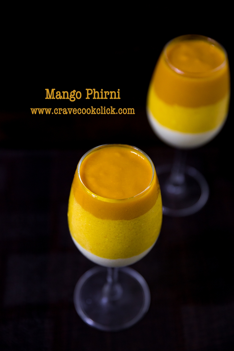 Mango Phirni Recipe