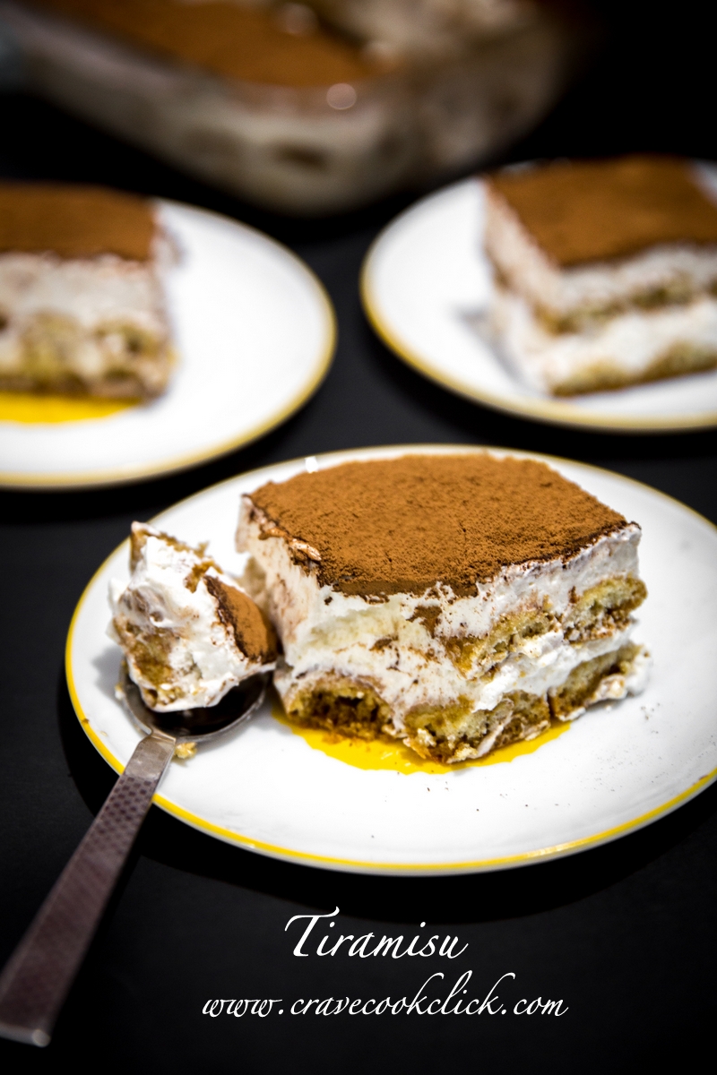 Tiramisu With Homemade Mascarpone Cheese And Ladyfinger Cookie