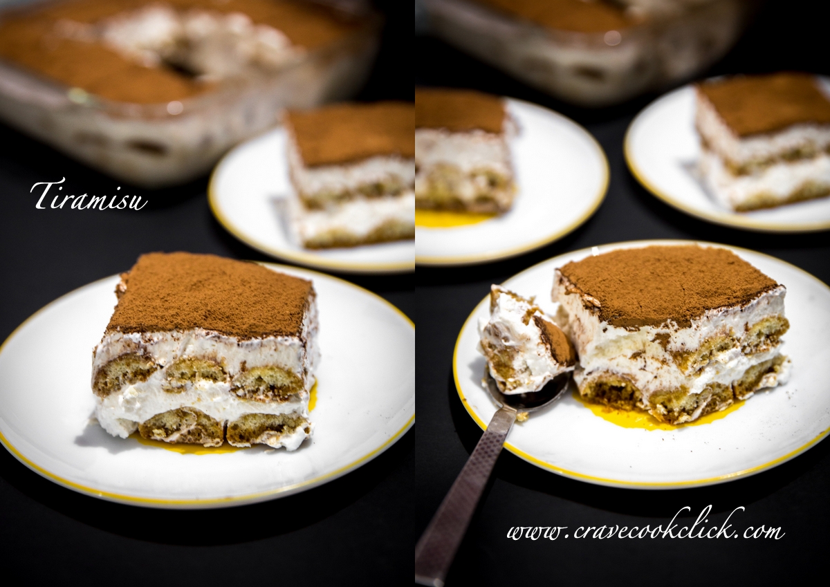 Tiramisu With Homemade Mascarpone Cheese And Ladyfinger Cookie